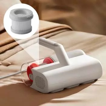 Фильтр для пылесоса для матраса MIJIA MJCMY02DY, сменные моющиеся фильтры HEPA, проводные аксессуары для пылесоса для удаления клещей серый