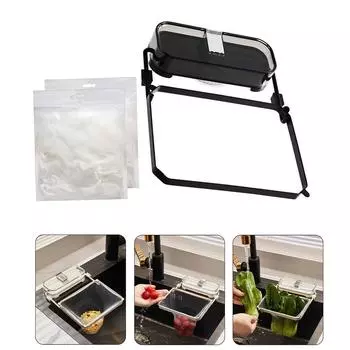 Фильтр для раковины с присоской и мелкоячеистыми фильтрами. Защита от засоров. Текстура ABS. Подходит для раковин и ванн. бежевый