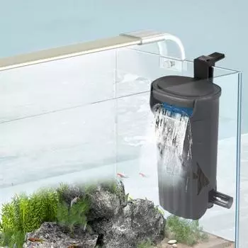 Фильтр для рептилий, неглубокий, водопад, бесшумный, встроенный, водяной насос, фильтр для аквариума с черепахами EU Plug