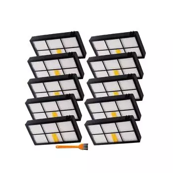 Фильтр для роботов Roomba серий 800 и 900, 10 шт., с чистящей щеткой