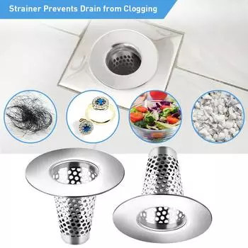 Фильтр для слива из нержавеющей стали премиум-класса, нержавеющая пробка для раковины для душа и ванны