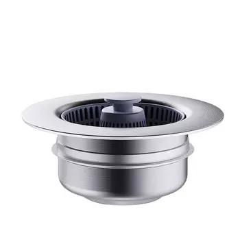 Фильтр для слива кухонной раковины и заглушка, изготовлены из нержавеющей стали 304 1