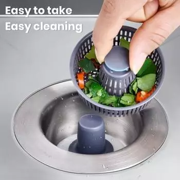 Фильтр для слива кухонной раковины Lavabo Stopper из нержавеющей стали 304 с 3 большими сливными отверстиями, быстрый слив, антизасоряющий сливной фильтр для раковины B