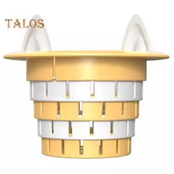 Фильтр для слива кухонной раковины с ручкой в форме мультфильма, складной, вращающийся, большой емкости, антизасоряющий, универсальный фильтр для раковины, кухонные гаджеты жёлтый