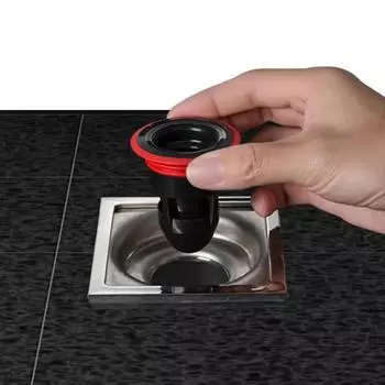 Фильтр для слива раковины Аксессуары для ванной комнаты Кухонная утварь без запаха Гидрозатвор Ванны и аксессуары Предметы домашнего обихода Внутреннее ядро 1PC чёрный