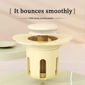 Фильтр для слива раковины Bounce Core, сливная заглушка для раковины в форме цветка, отверстия для раковины зелёный