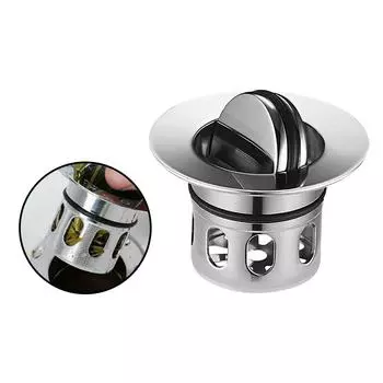 Фильтр для слива раковины Bounce для ванной комнаты, сливной заглушка для раковины