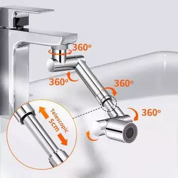 Фильтр для смесителя для ванной комнаты Насадка для экономии воды Аксессуары для дома Удлинитель Анти-брызг Баблер Смесители для кухни Поворотные принадлежности Кран