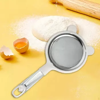 Фильтр для соевого молока с мелкой сеткой, кухонные гаджеты, дуршлаг, сито из нержавеющей стали для сока beige small