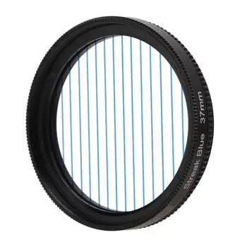 Фильтр для спецэффектов Junestar Blue Streak, фильтр для точек и линий, водонепроницаемые аксессуары для камеры 49 мм 37mm