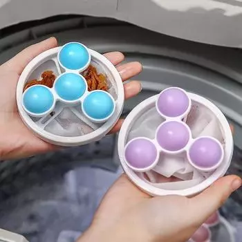 Фильтр для удаления волос Фильтрующий сетчатый мешок Поплавковый фильтр-мешок синий