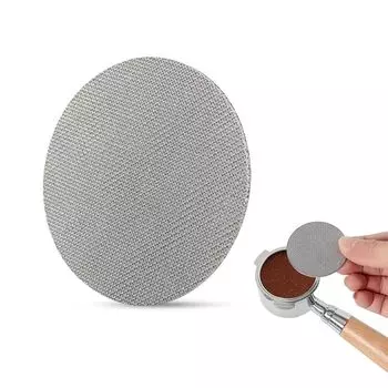 Фильтр для упаковки эспрессо Coolooda толщиной 51 мм, фильтр для кофе 1 мм, многоразовый фильтр, моющийся фильтр для портафильтра, сетчатый экран для душа, инструменты для эспрессо из нержавеющей стали