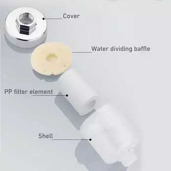Фильтр для водонагревателя, фильтр для душевой лейки, наборы для очистки воды, универсальный фильтр для крана, фильтр высокой плотности из полипропиленового хлопка