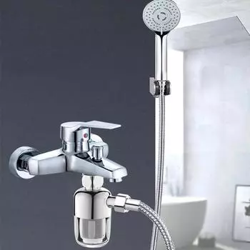 Фильтр для водонагревателя Очиститель воды для ванны Фильтр для душа Фильтрация крана Удаление хлора Фильтрация Смягчение жесткой воды