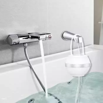 Фильтр для воды в ванной, не содержащий бисфенол А, фильтр для ванны на 2500 галлонов фильтрации, фильтр для воды в ванной для более мягкой и гладкой кожи