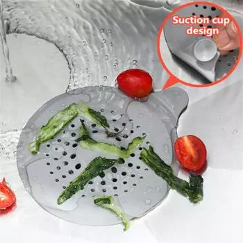 Фильтр для волос, антиблокировочный фильтр для раковины, ванна, душ, сливная пробка для пола, силиконовая пробка для кухонного дезодоранта, аксессуары для ванной комнаты