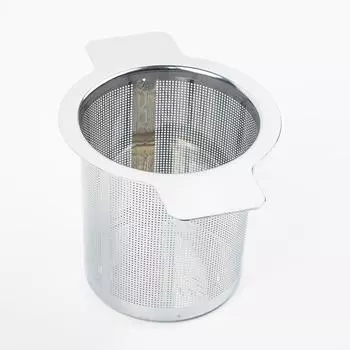 Фильтр для заваривания чая из нержавеющей стали с мелкой сеткой, многоразовый/сетчатый, однопроволочная сетка