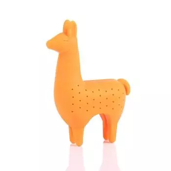 Фильтр для заваривания чая из пищевого силикона в форме альпаки