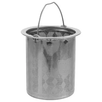 Фильтр для заваривания чая с сеткой Фильтры для молока Фильтры из нержавеющей стали Чайник для сбора остатков 7.00X6.10X6.10CM серебряный
