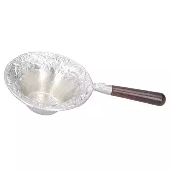 Фильтр для заваривания чая в японском стиле, ручной работы, чайный набор, аксессуары(Ручка из красного дерева )