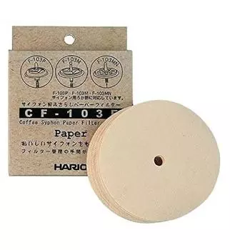 Фильтр HARIO Exposed Paper Filter для сифона Бытовая техника для приготовления пищи (100 штук) CF-103E Расходные материалы, Инструменты, [Предмет]