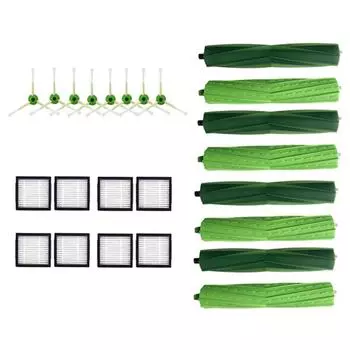 Фильтр Hepa щетка рулон для Irobot Roomba I7 E5 E6 I3 серии робот пылесос аксессуары фильтр Hepa боковая щетка