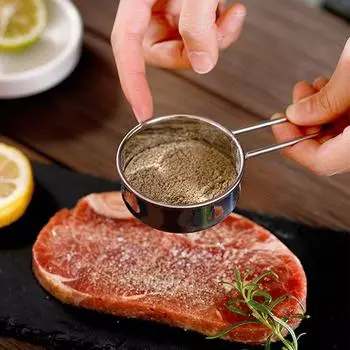 Фильтр из нержавеющей стали 304 с мелкой сеткой, сито, фильтр для муки, яиц, дуршлаг, фильтрация кофе, сахара, какао, порошка матча, кухонный гаджет