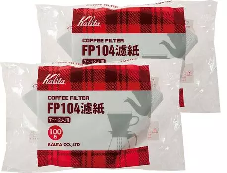Фильтр Kalita Coffee Paper Trapezie для людей FP104 фильтровальная бумага 200 листов x Белый Стильный Кемпинг Открытый Кофейня Антикварный Свадебный Подарок Подарок белый