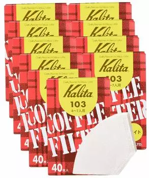 Фильтр Kalita Coffee Paper Trapezoid для людей 103 Фильтровальная бумага 400 листов x в коробке Белый Стильный кемпинг на открытом воздухе кофейня антикварный свадебный подарок
