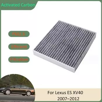 Фильтр кондиционера для Lexus ES 350 XV40 ES350 MK5 2007 2008 2009 2010 2011 2012 Активированный уголь Автомобили Гаджеты Аксессуары