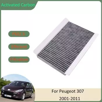 Фильтр кондиционера для Peugeot 307 2001 2002 2003 2004 2005 2006 2007 2008 2009 2010 2011 6447.KL 6447.NT Автомобильные аксессуары
