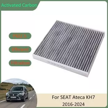 Фильтр кондиционера для SEAT Ateca KH7 Cupra Ateca 2016 2017 2018 2019 2020 2024 2024 2024 2024 5Q0819653 Активированный уголь