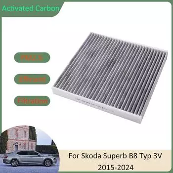 Фильтр кондиционера для Skoda Superb B8 3V Typ3V MK3 2015 2016 2017 2018 2019 2020 2024 2024 2024 2024 5Q0819653 Аксессуары