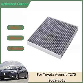 Фильтр кондиционера для Toyota Avensis T270 MK3 2009~2018 2013 2016 2017 87139-50100 87139-06060 Автозапчасти с активированным углем