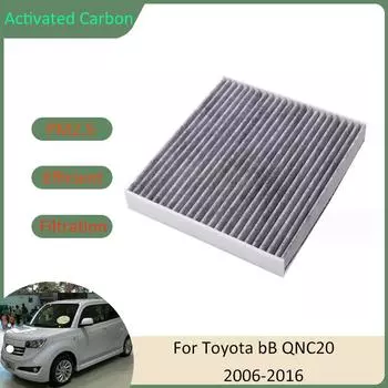Фильтр кондиционера для Toyota bB QNC20 MK2 Daihatsu Coo Materia Subaru Dex 2006~2016 2007 2012 87139-50100 87139-06060 Авто