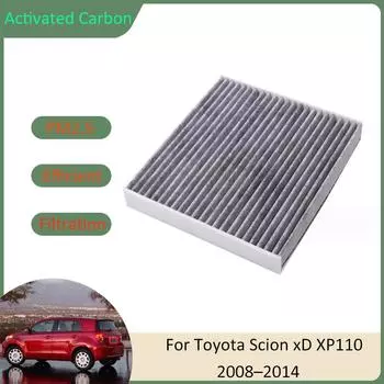 Фильтр кондиционера для Toyota Scion xD XP110 Ist Urban Cruiser 2008 2009 2010 2011 2012 2013 2014 Гаджеты с активированным углем