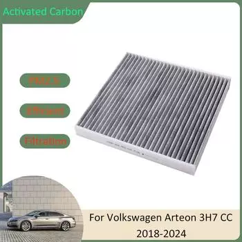 Фильтр кондиционера для Volkswagen VW Arteon 3H7 CC 2018 2019 2020 2024 2024 2024 2024 5QD819653A Активированный уголь Автозапчасти