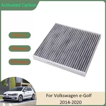 Фильтр кондиционера для Volkswagen VW e-Golf 2014 2015 2016 2017 2018 2019 2020 5QD819653A Активированный уголь Автомобильные аксессуары