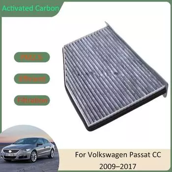 Фильтр кондиционера для Volkswagen VW Passat CC 2009 2010 2011 2012 2013 2014 2015 2016 2017 1K1819653A Автомобильный активированный уголь