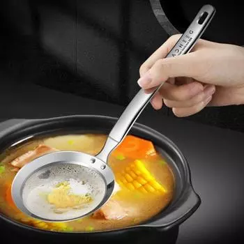 Фильтр-ложка для масла, пищевой антикоррозийный, простой в эксплуатации, универсальный ковш-сепаратор масла для дома 9cm