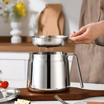 Фильтр Масляный Контейнер Бак с Крышкой Фильтрующий Гаджет Может Для Жареных