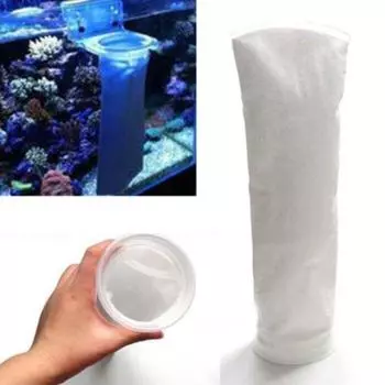 Фильтр-мешок для рифового аквариума, фильтр-мешок для аквариума, сменный фильтр-мешок для морского отстойника белый