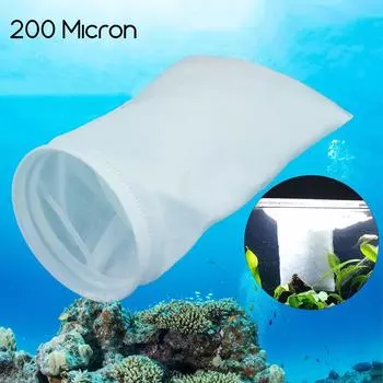 Фильтр-мешок для рифового танка, фильтр-мешок для морского отстойника, сменный фильтр-мешок для аквариума белый