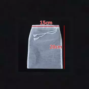 Фильтр-мешок для соевого молока и вина, мешок для орехового молока, чай, кофе, масло, фильтр для йогурта, сетка, кухонная еда, многоразовые нейлоновые фильтр-мешки, сетчатый фильтр 200Mesh 75Micron