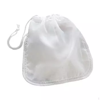 Фильтр-мешок для соевого молока, процеживающий, с завязкой, универсальный, нейлоновый сетчатый фильтр для заваривания