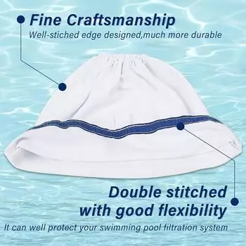 Фильтр-мешок для тонкого фильтра для очистителя бассейна, профессиональный многоразовый износостойкий сменный фильтр-мешок для очистителя бассейна Aquabot S 2 40 Pura 5X