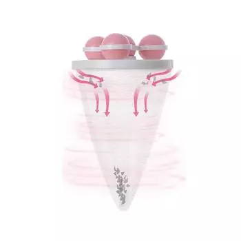 Фильтр-мешок Многофункциональный стиральный фильтр для волос для стиральной машины (розовый)