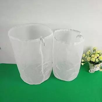 Фильтр-мешок, отличный многоразовый практичный мешок-сито, мешок для процеживания вина, аксессуары для фильтровальных мешков с тонкой сеткой, мешок-сито для пива S