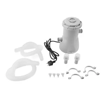 Фильтр-насос для бассейна, 800 галлонов, съемный фильтрующий картридж, электрический фильтр-насос для бассейна для домашнего использования