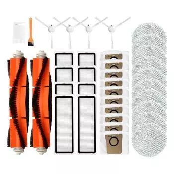 Фильтр основной боковой щетки и сменные аксессуары для тряпки для робота-пылесоса XIAOMI Mijia B101CN «все в одном»